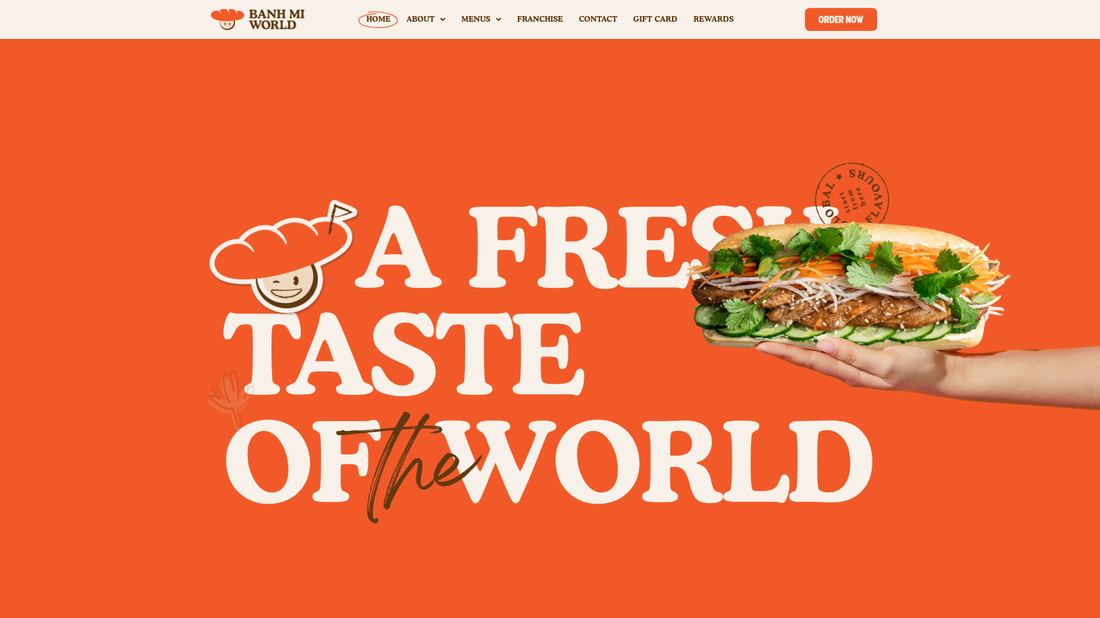 Banh Mi World website preview