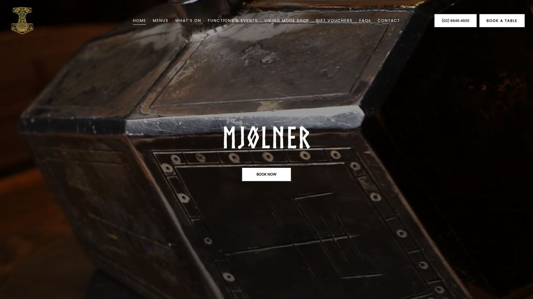 Mjølner Sydney website preview